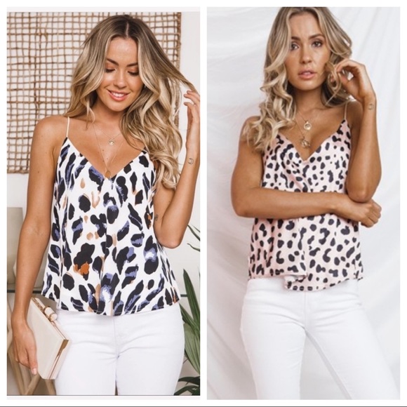 Tops - Closet clear out 🚨 Trendy Leopard Tank cami